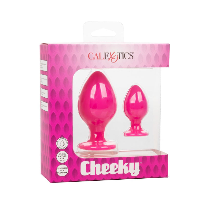 Set Plug Anal Cheeky - Pink - Cake Sex Shop