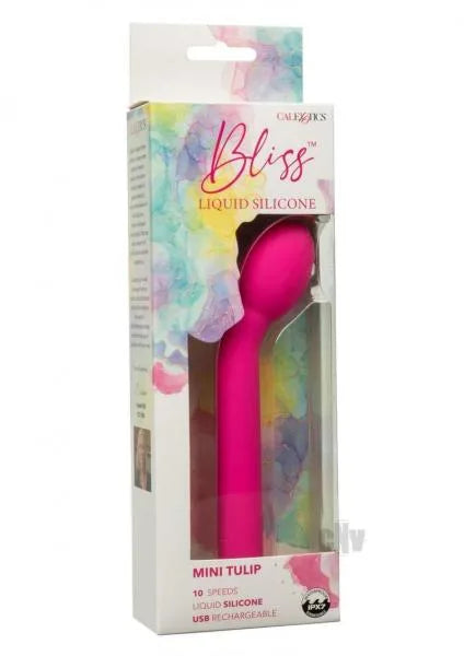 Vibrador Bliss Liquid Silicone Mini Tulip Calexotics Vibradores Juguete Sexuales Sex Shop Tienda para Adultos