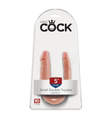 Dildo King Cock Small Double Trouble - Light - Cake Sex Shop