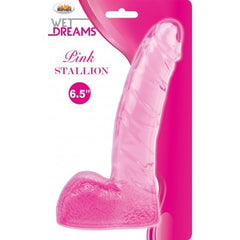 Dildo Wet Dreams Pink Stallion Dildo With Balls 6.5'' - Cake Sex Shop 2