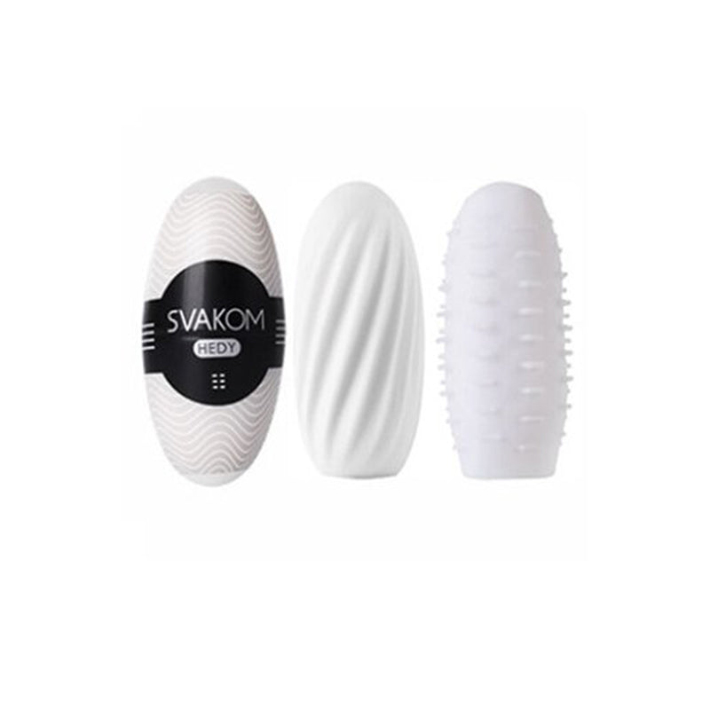 Huevo Masturbador Hedy Pale White - Cake Sex Shop