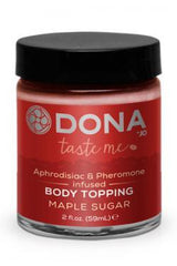 Feromonas Dona Body Topping MapleSugar Body 2 Oz - Cake Sex Shop