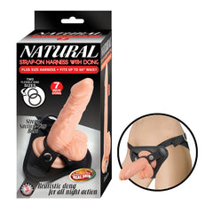 Dildo Natural Strap-On Harness With Dong 7" - Cake Sex Shop