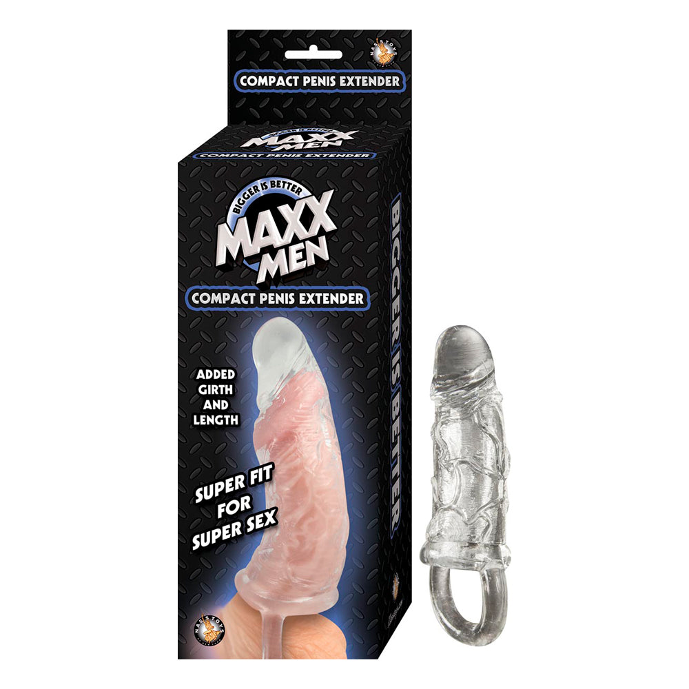 Extensión para Pene  Maxx Men Compact Penis Sleeve-Clear Cake Sex Shop Juguetes Sexuales para Adultos