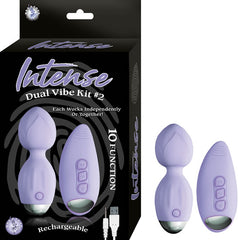 Vibrador Bala Dual Vibe Kit #2 Lavender - Cake Sex Shop