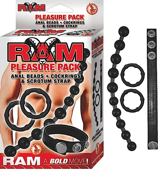 Set Anal Ram Pleasure Pack Black - Cake Sex Shop