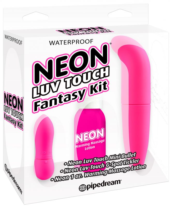 Vibrador Neon Luv Touch Fantasy Kit Pink Cake Sex Shop México