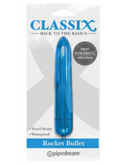 Vibrador Classix Rocket Bullet - Blue