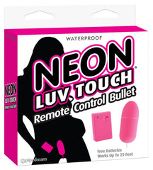 Vibrador Bala Neon Luv Touch Remote Control Bullet Pink - Cake Sex Shop