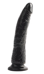 Dildo Basix Rubber Works Slim 7"- Black - Cake Sex Shop 2