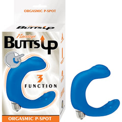Masajeador Butts Up Silicone Orgasmic P-Spot Anal Stimulator - Blue - Cake Sex Shop
