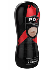 Masturbador PDX Elite Oral Vibrating Stroker - Cake Sex Shop 2 3