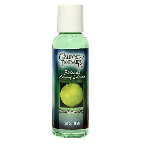 Lubricante Razzels Pleasurable Green Apple 2 Oz - Cake Sex Shop