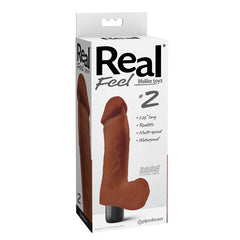 Dildo Consolador Real Feel No. 2 - Brown 7.5" Cake Sex Shop Juguetes Sexuales para Adultos
