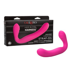 Rechargeable Silicone Love Rider Strapless Strap-On Pink Calexotics Vibradores Juguete Sexuales Sex Shop Tienda para Adultos