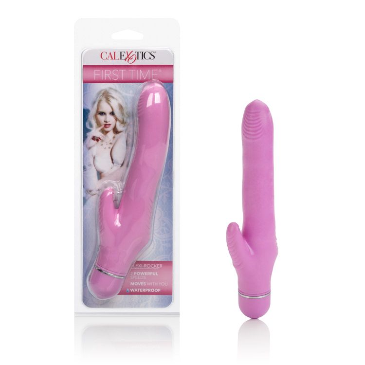 Vibrador First Time Flexi Rocker Calexotics Vibradores Juguete Sexuales Sex Shop Tienda para Adultos