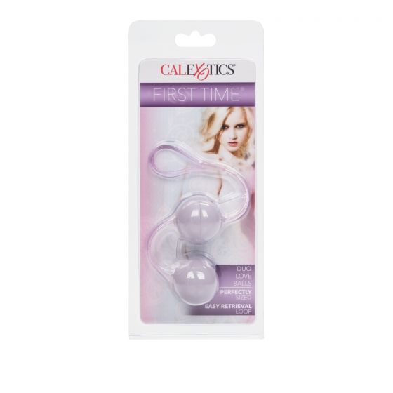 Kegel First Time Love Balls Duo Lover Purple Calexotics Kegel Juguete Sexuales Sex Shop Tienda para Adultos