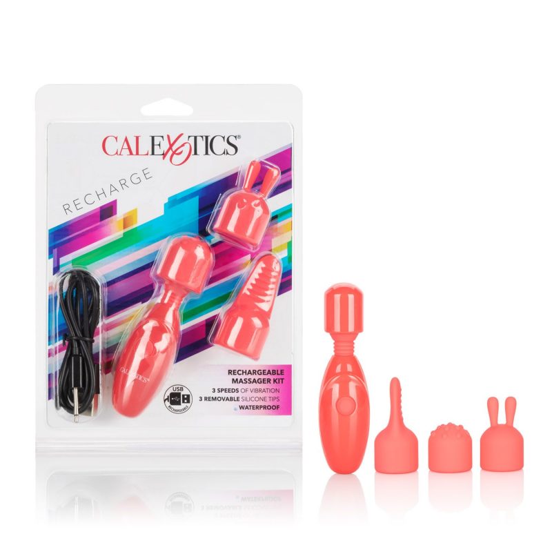 Set Rechargeable Massager Kit Calexotics Vibradores Juguetes Sexuales Sex Shop Tienda para Adultos