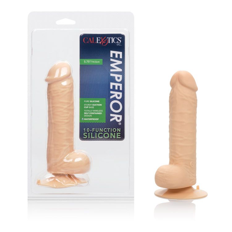 Dildo 10-Function Silicone Emperor Ivory 5.75'' - Cake Sex Shop