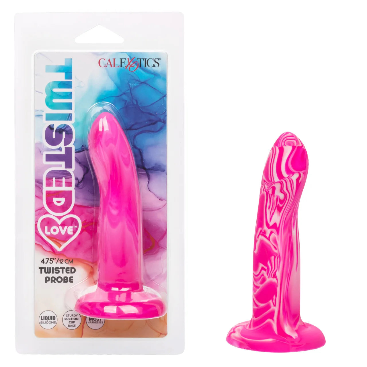 Dildo  Twisted Love Twisted Probe - Pink 4.75" - Cake Sex Shop
