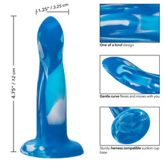Dildo Consolador Twisted Love Twisted Probe - Blue 4.75" Cake Sex Shop Juguetes Sexuales para Adultos