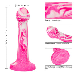 Dildo Consolador Twisted Love Twisted Bulb Tip Porbe-P 6" Cake Sex Shop Juguetes Sexuales para Adultos