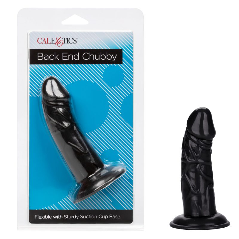 Dildo Backend Chubby Black 5" Calexotics Dildos Juguete Sexuales Sex Shop Tienda para Adultos