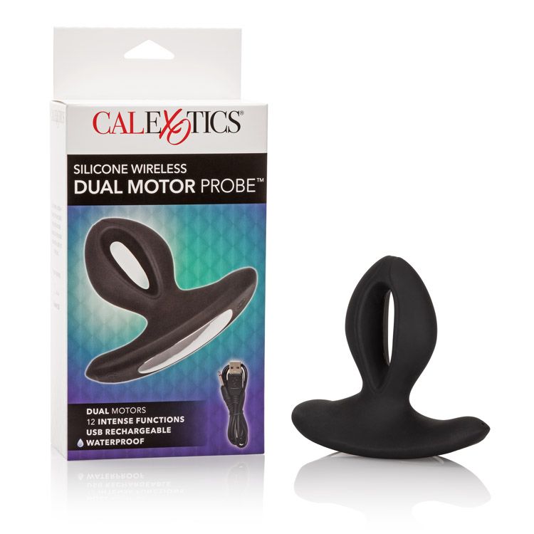 Plug Silicone Wireless Dual Motor Probe Calexotics Juguetes Anales Juguetes Sexuales Sex Shop Tienda para Adultos