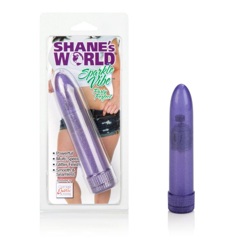 Shane´s World Sparkle Vibe Purple Calexotics Vibradores Juguetes Sexuales Sex Shop Tienda para Adultos