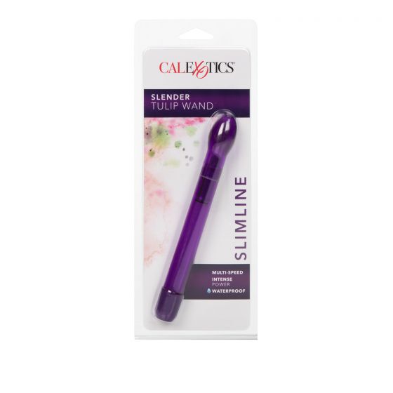 Vibrador Slender Tulip Wand - Purple Calexotics Vibradores Juguete Sexuales Sex Shop Tienda para Adultos