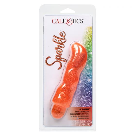 Vibrador Sparkle "G" Dazzle - Orange - Cake Sex Shop