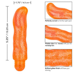 Vibrador Sparkle "G" Dazzle - Orange - Cake Sex Shop 2 3