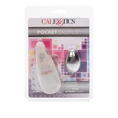 Vibrador Pocket Exotics Vibrating Silver Egg - Cake Sex Shop