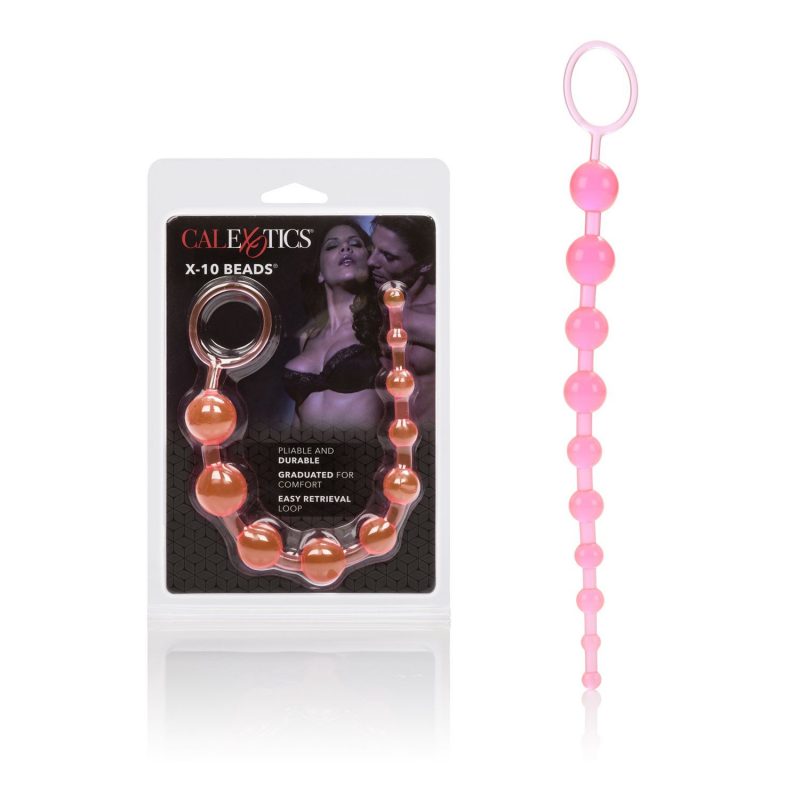 Perlas X-10 Beads Pink Calexotics Juguetes Anales Juguete Sexuales Sex Shop Tienda para Adultos