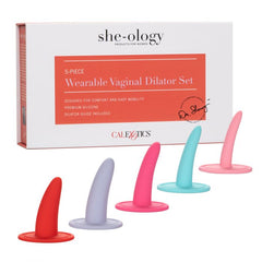 Dilatador She-Ology 5-Piece Vaginal Dilator Set Calexotics Accesorios Juguete Sexuales Sex Shop Tienda para Adultos