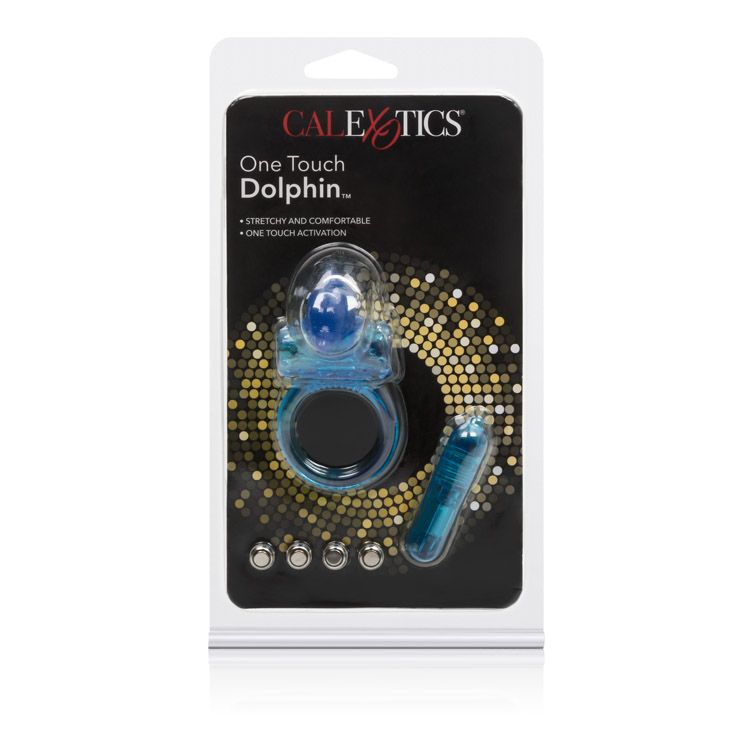 Anillo One Touch Dolphin Calexotics Anillos Juguetes Sexuales Sex Shop Tienda para Adultos