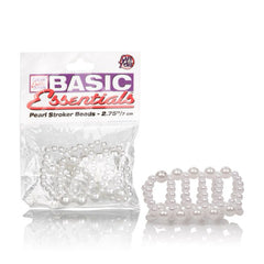 Anillo Basic Essentials - Pearl Stroker Beads Large Calexotics Anillos Juguete Sexuales Sex Shop Tienda para Adultos