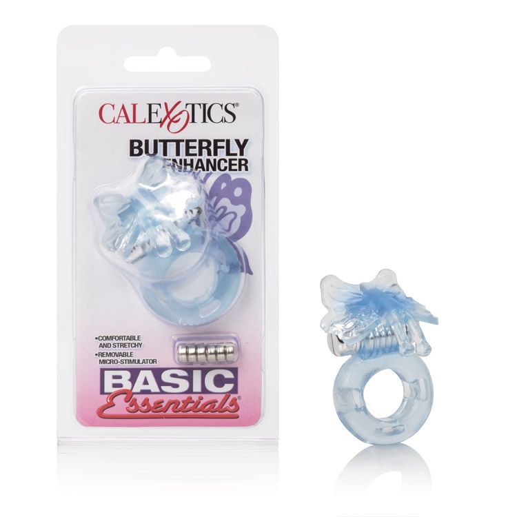 Anillo Basic Essentials Butterfly Enhancer Blue - Cake Sex Shop