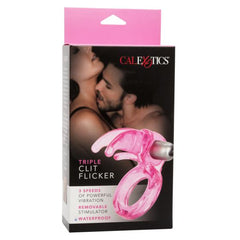 Anillo Triple Clit Flicker - Cake Sex Shop