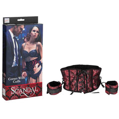 Corset With Cuffs - Scandal - Cake Sex Shop
