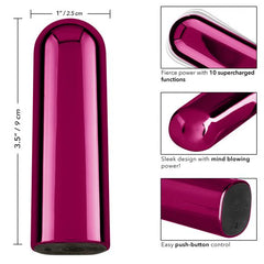 Vibrador Glam Bullet - Pink - Cake Sex Shop 2