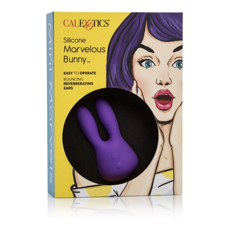 Estimulador Mini Marvels Silicone Marvelous Bunny Calexotics Vibradores Juguetes Sexuales Sex Shop Tienda para Adultos