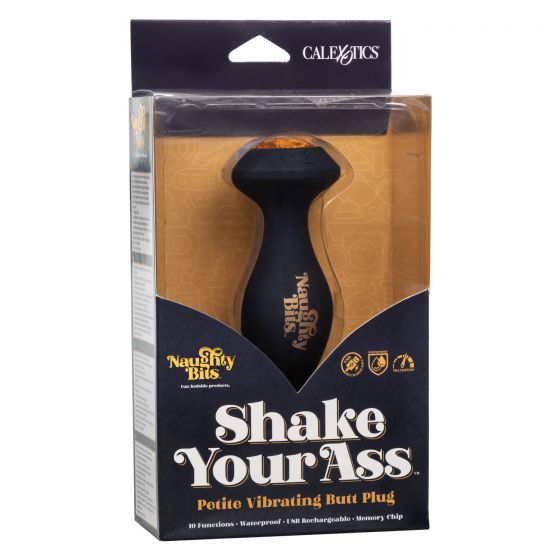 Plug Naughty Bits Shake Your Ass Petite Vibrating Butt Plug - Cake Sex Shop