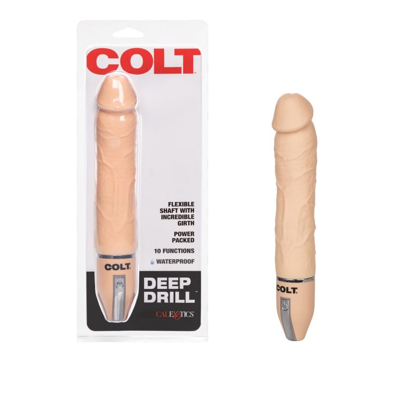 Vibrador Colt Deep Drill Ivory