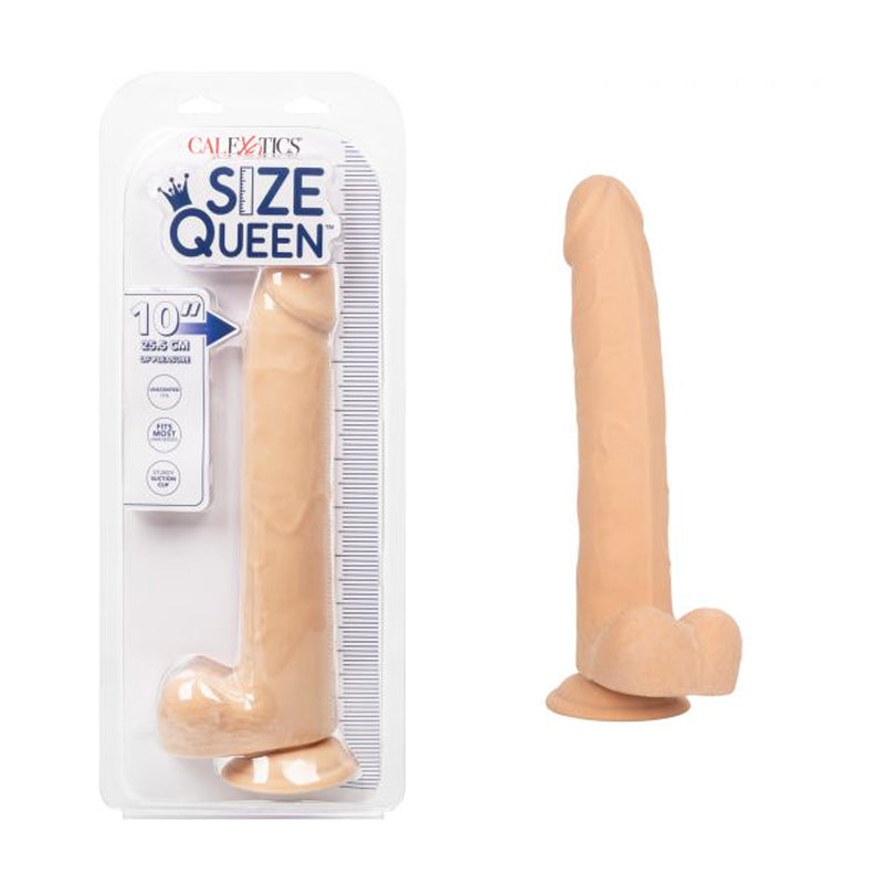 Dildo Size Queen 10"/25.5 Cm - Ivory Calexotics Dildos Juguete Sexuales Sex Shop Tienda para Adultos