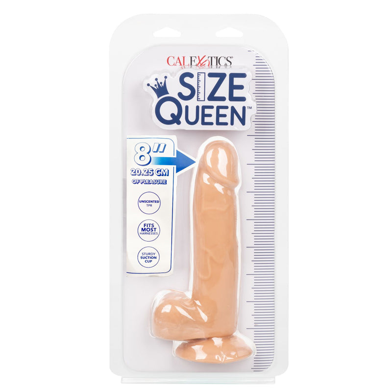 Dildo Size Queen 8" - Ivory Calexotics Dildos Juguete Sexuales Sex Shop Tienda para Adultos