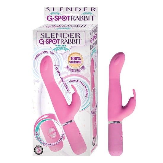 Vibrador Slender G-Spot Rabbit-Pink - Cake Sex Shop