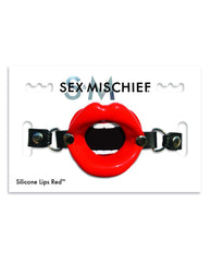 Mordaza Silicone Lips red - Cake Sex Shop