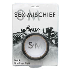 Cinta Black Bondage Tape - Sex & Mischief Sportsheets Accesorios Juguete Sexuales Sex Shop Tienda para Adultos