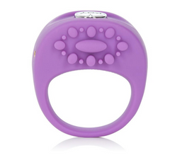 Anillo Key Ela Rechargeable Vibrating Ring - Purple Calexotics Anillos Juguete Sexuales Sex Shop Tienda para Adultos